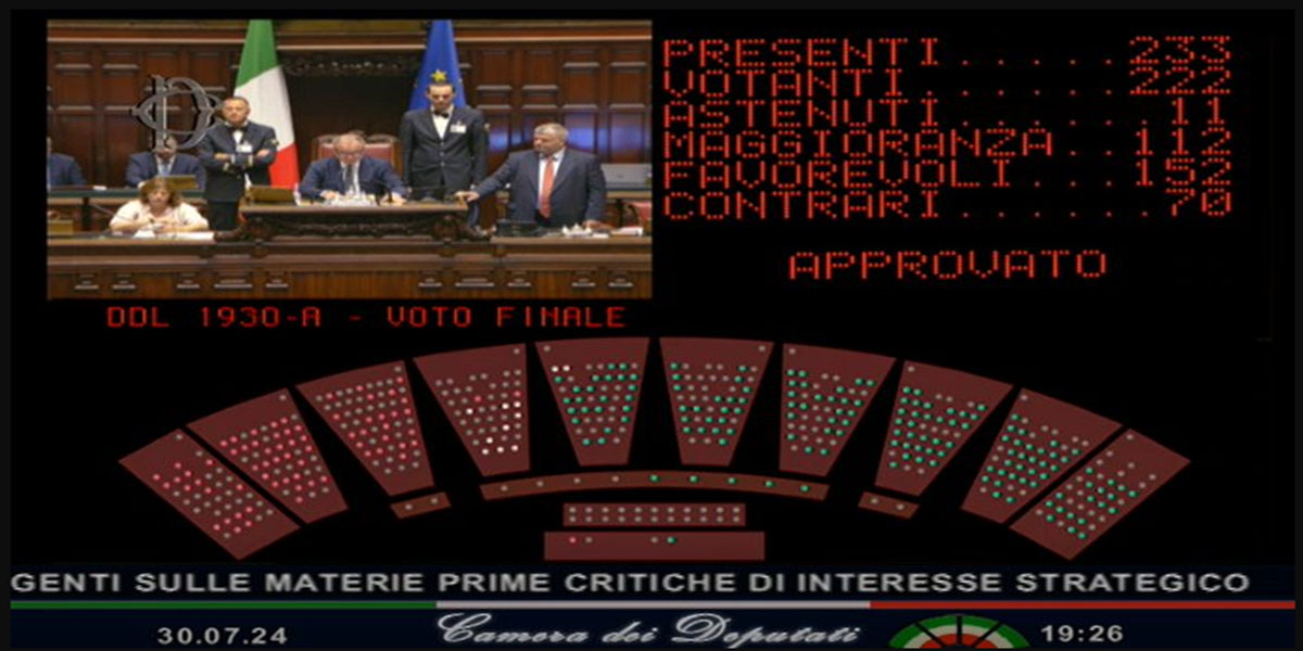 Materie Prime Critiche: La Camera approva il Decreto Legge